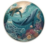 Puzzle Adulte 1000 Pièces Thème Nautique - Ce Puzzle 1000 Pièces Offre Un Aperçu Captivant des Fonds Marins. Parfait pour Les Amateurs De Défis, De Détente Et De Loisirs Créatifs