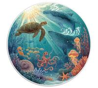 Puzzle Adulte 1000 Pièces Thème Poissons Et Coraux - Ce Puzzle 1000 Pièces Vous Emmène dans Un Monde sous-Marin Vibrant. Parfait pour Les Amateurs D’Art, De Nature Et De Loisirs Intellectuels