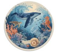 Puzzle Adulte 1000 Pièces Thème Poissons Et Coraux - Ce Puzzle 1000 Pièces Vous Emmène dans Un Monde sous-Marin Vibrant. Parfait pour Les Amateurs D’Art, De Nature Et De Loisirs Intellectuels