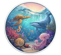 Puzzle Adulte 1000 Pièces Thème Poissons Et Coraux - Ce Puzzle 1000 Pièces Vous Emmène dans Un Monde sous-Marin Vibrant. Parfait pour Les Amateurs D’Art, De Nature Et De Loisirs Intellectuels