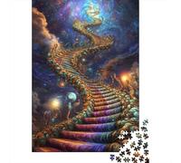Puzzle Adulte 1000 Pièces, to The Unknown, 52x38cm/1000pcs, Pièces Blanches pour Un Tri Pratique; À Reprendre Facilement Le Lendemain