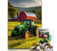 Puzzle Adulte 1000 pièces, Tracteur agricole, Puzzle Adolescent, pour Passer Un Bon Moment à la Maison, avec des pièces de Formes aléatoires entièrement emboîtables (Taille 75x50cm)