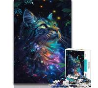 Puzzle Adulte 1000 pièces Un Beau Chat Puzzle Adulte Jeux éducatifs Décoration d'intérieur Décoration d'intérieur Unique et Cadeaux 75x50cm