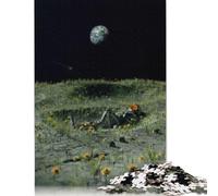 Puzzle adulte 1000 pièces Une nouvelle maison Puzzle en bois pour adultes Jeux de puzzle durables Cadeaux d'Halloween 1000 pièces (75x50 cm)