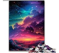 Puzzle Adulte 1000 pièces Univers Arc-en-Ciel, idéal comme Cadeau de Vacances ou d'anniversaire, Jeu de fête (Taille 26x38cm)