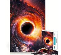 Puzzle Adulte 1000 pièces Univers de Trous Noirs,découpe Nette,Jeu de Concentration Amusant,Moment de détente,Cadeau de Noël Amusant (38x26cm)