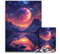 Puzzle Adulte 1000 pièces Univers Planète Puzzles en Bois Difficiles et stimulants, Superbes Cadeaux et Jouets pour Les 14 Ans 50x75cm