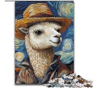 Puzzle Adulte 1000 pièces Van Gogh Alpaga Puzzles Taille 26x38cm Parfait pour s'amuser en Famille, Jeux de fête, Cadeaux de fête d'anniversaire