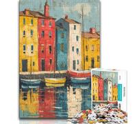 Puzzle Adulte 1000 pièces, Venise, Italie, Difficile à réaliser, mais Amusant et Humoristique, Cadeau d'anniversaire, décoration Murale (38x26cm)