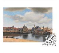 Puzzle Adulte 1000 Pièces View of Delft Spécial DIY Art De Mur Moderne Cadeau Unique Home Decor, pour Adolescents Et Adultes Cadeaux