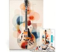 Puzzle Adulte 1000 pièces Violon Abstrait, Jeu Manuel, décoration d'intérieur, Cadeau Original d'anniversaire ou de Noël 38x26cm