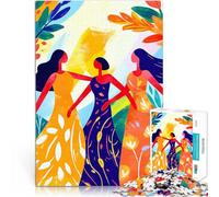 Puzzle Adulte 1000 pièces Vision fauviste Vivante des Trois Grâces Analyse et logique Jeu éducatif pour Anniversaire, Noël 38x26cm