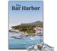 Puzzle Adulte 1000 pièces, Visite Difficile de Bar Harbor, 1000 pièces, Interaction Parent-Enfant intéressante pour réduire Le Stress (26x38cm)
