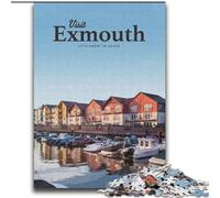 Puzzle Adulte 1000 pièces Visite Exmouth, soulagement du Stress avec des pièces entièrement emboîtables de Formes aléatoires pour Les Enfants de 14 Ans et Plus 75x100cm
