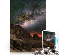 Puzzle Adulte 1000 pièces Voie lactée dans Les Montagnes Jouet éducatif intellectuel décompressant Une œuvre d'art 75x50cm