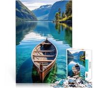 Puzzle Adulte 1000 pièces Voyage en Norvège Aidez Le Cerveau à exercer des Jouets addictifs pour cultiver la Patience Bon Cadeau 50x70cm