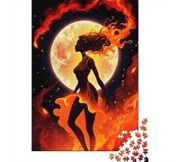 Puzzle Adulte 1000 Pièces, Walk Through The Fire, 52x38cm/1000pcs, Pièces Blanches pour Un Tri Pratique; À Reprendre Facilement Le Lendemain