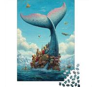 Puzzle Adulte 1000 Pièces Whale Tail Island Adventure-3 Puzzle Adulte Jeux De Famille Modèle À Assembler Offre Spéciale Cadeaux pour Toute La Famille 52x38cm/1000pcs