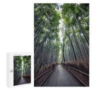 Puzzle adulte 1000 puzzle Path in The Bamboo puzzle adulte jeu de pensée analyse et logique interaction parent-enfant 1000 pièces