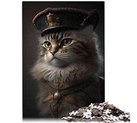 Puzzle Adulte 1000 Robe Napoléon Chat Bois Puzzle Apprentissage Jouets éducatifs Jeux familiaux 50x75 cm
