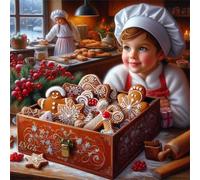 Puzzle Adulte 120 Pièces, Bricolage Puzzle Cookie Chef, Puzzles Impossible 120 Pieces, Jeu de Famille Team Building, Cadeau pour Les Amants ou Les Amis, Unique Home Decor