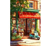 Puzzle Adulte 120 Pièces Librairie 25 x 20 cm Classique Puzzles Jeu Éducatif Défi Divertissement Créatif Puzzle 120 Pieces Adulte