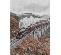 Puzzle Adulte 120 Pièces Puzzle Former Puzzles pour Adultes Jeu éducatif Challenge Toy, Jeu d'adresse pour Toute la Famille, Paysage Wooden Puzzles Classiques, DIY Maison Décoration 29.7x21cm g-819