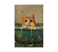 Puzzle Adulte 1200 Pièces Animaux Chat Canard 75 x 50 cm Puzzles pour Adultes Jeu éducatif Puzzle Impossible Puzzles 1200 Pièces Adultes