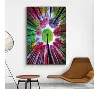 Puzzle Adulte 150 pièces Bois Roses Verts 35x25 cm Puzzles pour Adultes Jeu éducatif Défi Jouets 150 Pièces Puzzles pour Décoration de la Maison