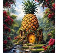 Puzzle Adulte 150 Pièces, Bricolage Puzzle Maison Ananas, Puzzles Impossible 150 Pieces, Jeu de Famille Team Building, Cadeau pour Les Amants ou Les Amis, Unique Home Decor