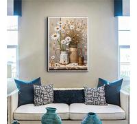 Puzzle Adulte 150 pièces Nature Morte au Bouquet de Marguerites 35x25 cm Puzzles pour Adultes Jeu éducatif Défi Jouets 150 Pièces Puzzles pour Décoration de la Maison