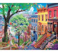 Puzzle Adulte 150 Pièces Paysage Urbain 35 x 25 cm Puzzles pour Adultes Jeu éducatif Puzzle Impossible Puzzles 150 Pièces Adultes