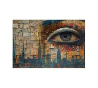 Puzzle Adulte 150 Pièces Yeux Abstraits 35 x 25 cm Puzzles pour Adultes Jeu éducatif Puzzle Impossible Puzzles 150 Pièces Adultes