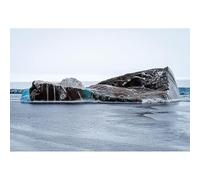 Puzzle Adulte 1500(87x57cm) pièces, Puzzle décoratif de Glaces et Icebergs Polaires Nordiques, Jouet éducatif et Jeu Anti-Stress pour Adultes
