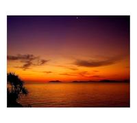 Puzzle Adulte 1500 Pièces,Activité Anti-Stress-Déclin,Orange,Surface,de,l'eau 87x57cm