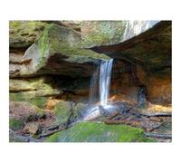 Puzzle Adulte 1500 Pièces,Activité Anti-Stress-Pierres,Mousse,Chutes,Source 87x57cm