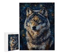 Puzzle Adulte 1500 Pièces Animaux Loups 87 x 57cm Puzzles pour Adultes Jeu éducatif Défi Jouets 1500 Pièces Puzzles pour Adultes Enfants, Puzzle de Bricolage Coloré pour la Décor de la Maison m-162