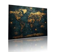 Puzzle Adulte 1500 pièces Carte Monde Terre Puzzles Classiques pour Adultes et Enfants à Partir de 6 Ans éducatif Jouets, Qualité Supérieure Mystery Éducatif Challenge, pour Cadeaux 57x87cm t-878