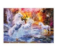 Puzzle Adulte 1500 Pieces - Le Monde Des Licrones Blanches - Collection Fantastique - Clementoni