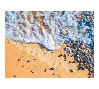Puzzle Adulte 1500 Pièces,Unique Home Decor-Plage,Vague,Galets 87x57cm