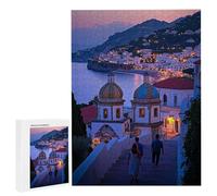 Puzzle Adulte 1500 Pièces Ville pittoresque 87 x 57cm Puzzles pour Adultes Jeu éducatif Défi Jouets 1500 Pièces Puzzles pour Adultes Enfants, Puzzle de Bricolage Coloré pour la Décor de la Maison m232