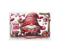 Puzzle Adulte 1500 PiècesDécoration de GNOME de la Saint-ValentinPuzzles pour Adultes Jeu éducatif Défi Jouets 1500 Pièces Puzzles pour Adultes Enfants 57x87cm