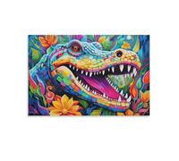 Puzzle Adulte 1500 PiècesL'art coloré du Crocodile 57x87cm