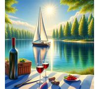 Puzzle Adulte 200 Pièces 28x28 cm Puzzles pour Adultes Jeu éducatif Défi Jouets 200 pièces Puzzles pour Adulte, Puzzle Familial Parfait Moments romantiques paisibles