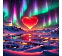 Puzzle Adulte 200 Pièces 28x28 cm Puzzles pour Adultes Jeu éducatif Défi Jouets 200 pièces Puzzles pour Adulte, Puzzle Familial Parfait Aurora Love Village