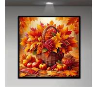 Puzzle Adulte 200 Pièces 28x28 cm Puzzles pour Adultes Jeu éducatif Défi Jouets 200 pièces Puzzles pour Adulte, Puzzle Familial Parfait Fruits à Feuilles d'automne