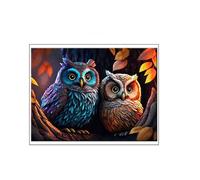Puzzle Adulte 200 Pièces Animaux des Arbres Hiboux 35 x 25 cm Puzzles pour Adultes Jeu éducatif Défi Jouets 200 pièces Puzzles pour Adultes pour Jeux d'activités Familiales