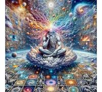 Puzzle Adulte 200 Pièces, Bricolage Puzzle Géant de la pensée, Puzzles Impossible 200 Pieces, Jeu de Famille Team Building, Cadeau pour Les Amants ou Les Amis, Unique Home Decor