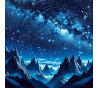 Puzzle Adulte 200 Pièces, Bricolage Puzzle Pics Nocturnes, Puzzles Impossible 200 Pieces, Jeu de Famille Team Building, Cadeau pour Les Amants ou Les Amis, Unique Home Decor