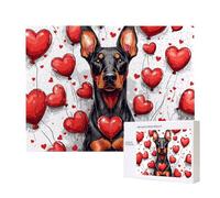 Puzzle Adulte 2000 Pièces Amour Chien 100x70cm Impossible Difficile Défiant, Puzzles pour Adultes Jeu éducatif Défi Jouets 2000 Pièces Puzzles pour Adultes, Divertissement Créatif Cadeau u-14